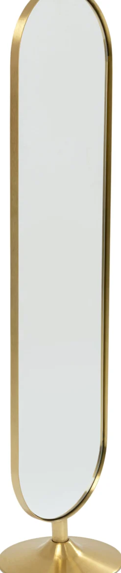 Lustro stojące Curve 40x170 cm złote