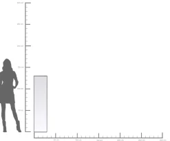 Lustro wiszące Bella 30x130 cm czarne
