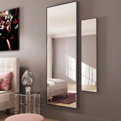 Lustro wiszące Bella 30x130 cm czarne