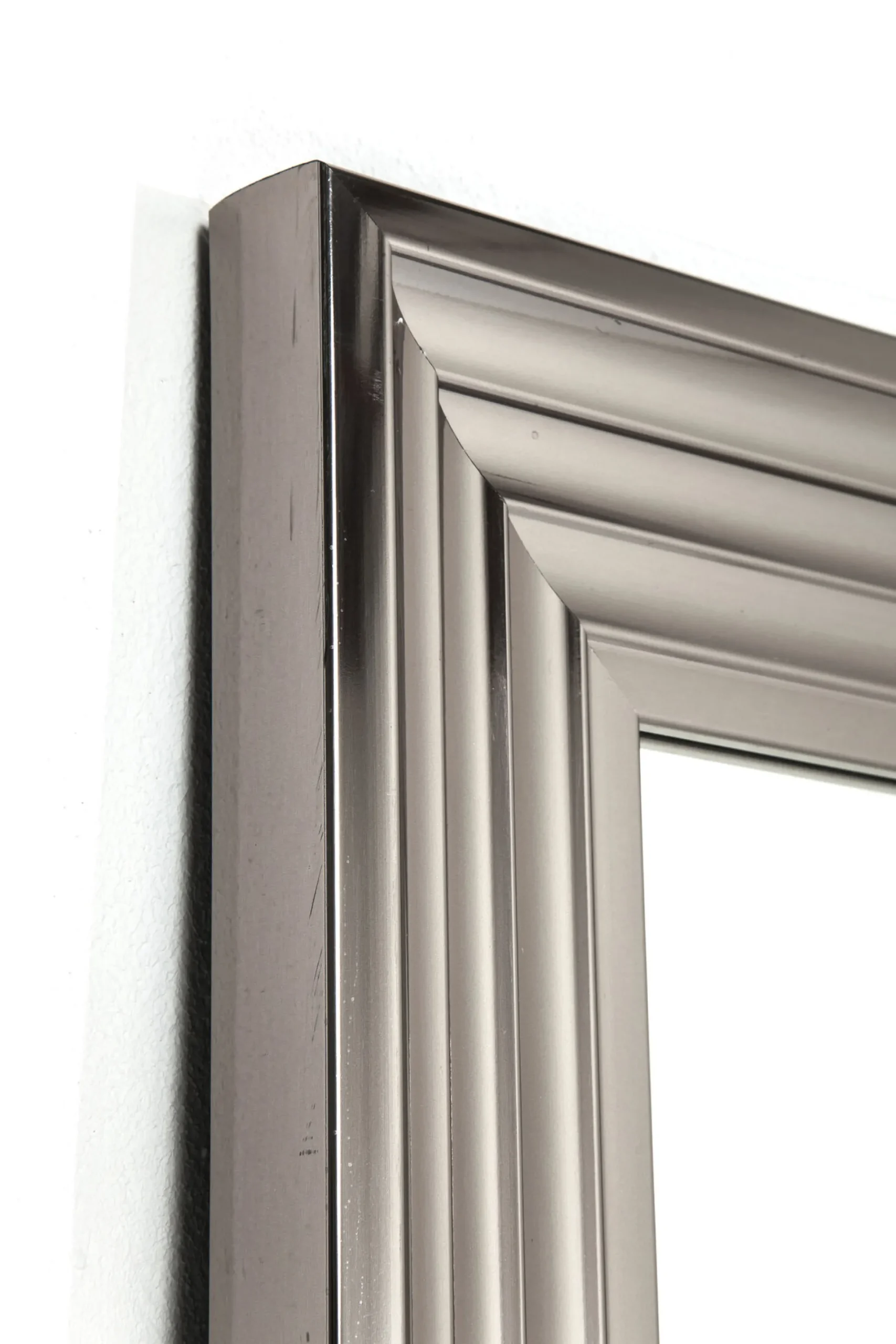 Lustro wiszące Frame 180x90 cm srebrne