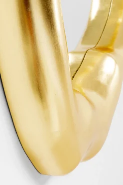 Lustro wiszące Hologram 117x68 cm złote
