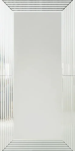 Lustro wiszące Linea Rectangular 200x100 cm srebrne