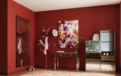 Lustro wiszące Linea Rectangular 200x100 cm srebrne