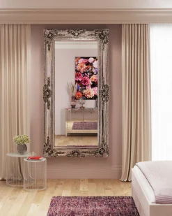 Lustro wiszące Royal Residence 203x104 cm srebrne
