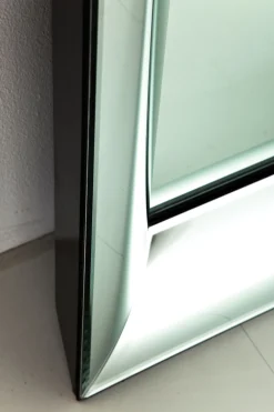Lustro wiszące Soft Beauty 207x99 cm srebrne
