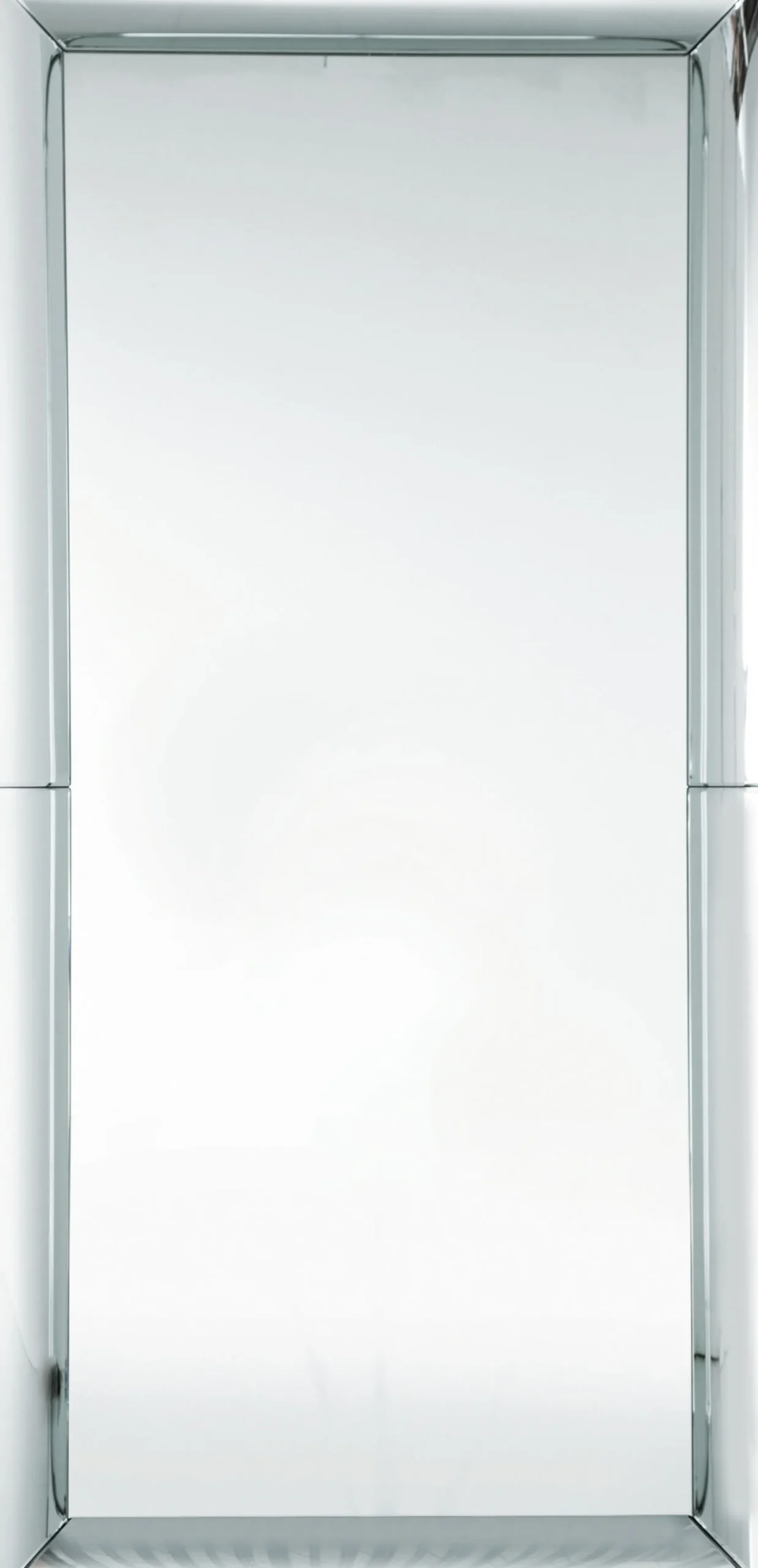 Lustro wiszące Soft Beauty 207x99 cm srebrne
