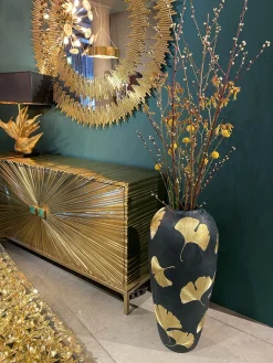 Lustro wiszące Solare Gold Ø132 cm złote