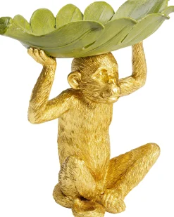 Misa dekoracyjna Banana Leaf 24x22 cm zielono-złota