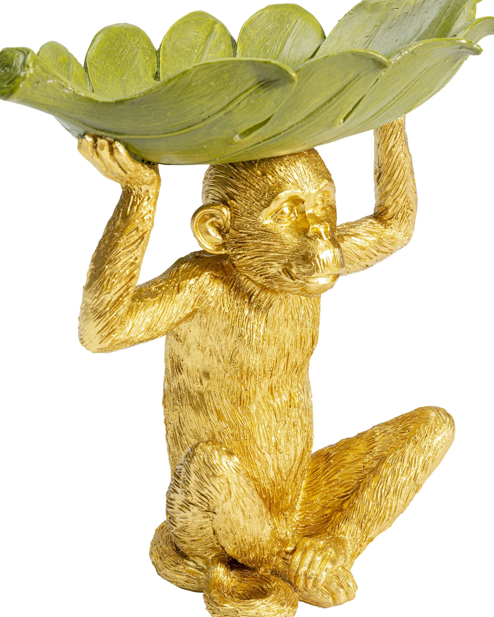 Misa dekoracyjna Banana Leaf 24x22 cm zielono-złota