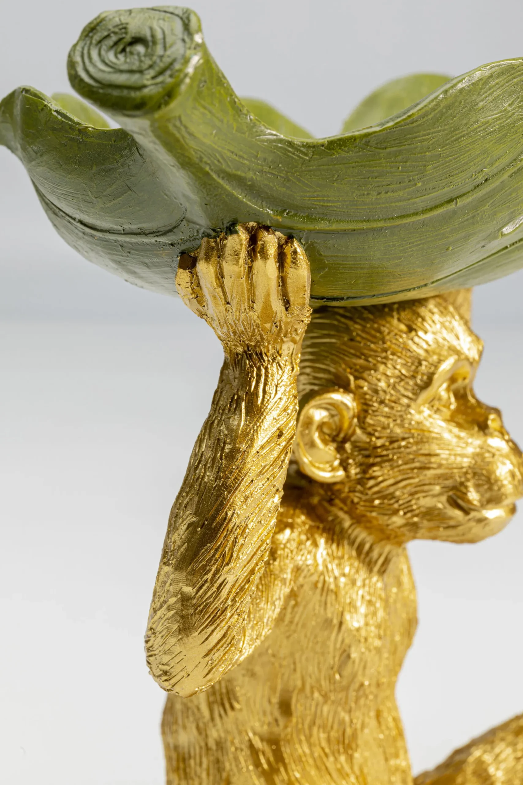 Misa dekoracyjna Banana Leaf 24x22 cm zielono-złota
