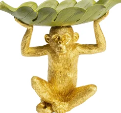 Misa dekoracyjna Banana Leaf 24x22 cm zielono-złota