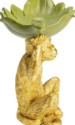 Misa dekoracyjna Banana Leaf 24x22 cm zielono-złota