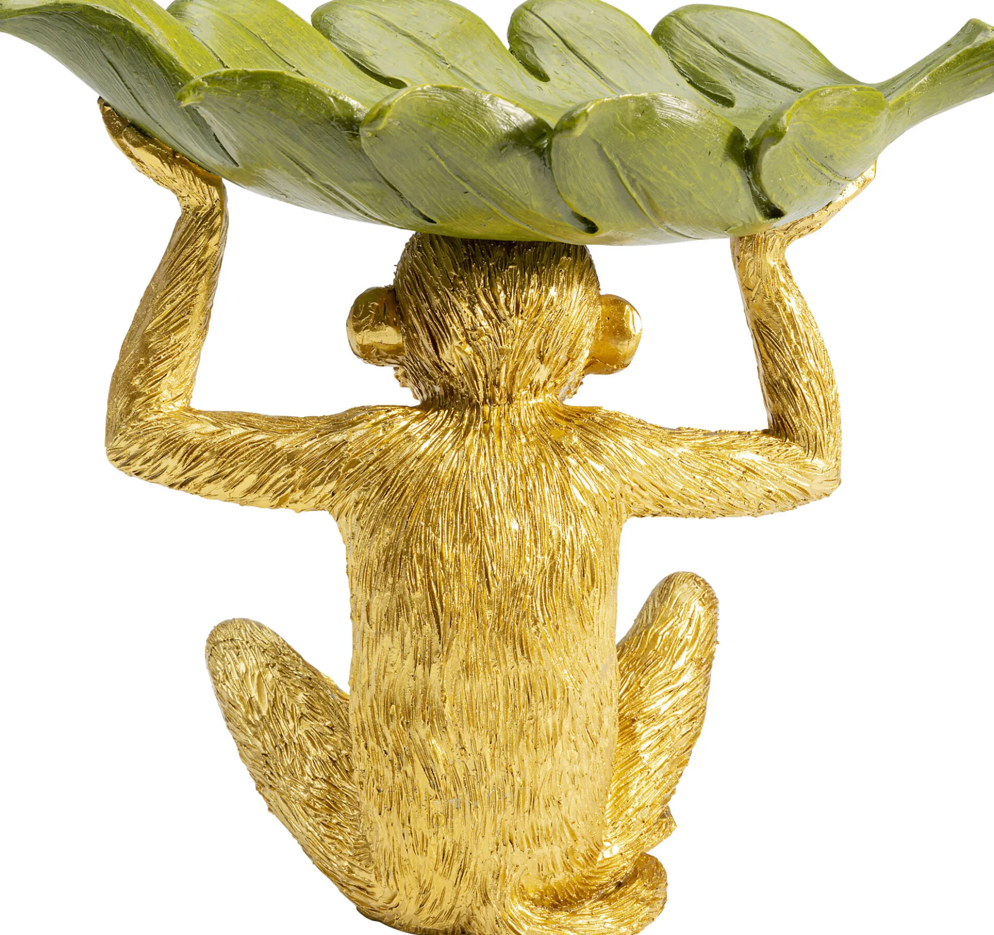 Misa dekoracyjna Banana Leaf 24x22 cm zielono-złota