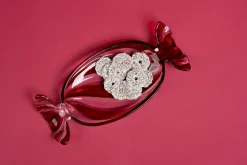 Misa dekoracyjna Candy czerwona 35cm