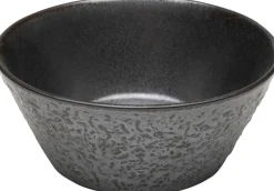 Miseczka na przekąski czarna kamionkowa 315 ml Ø13 cm