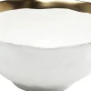 Miska Bell Ø15 cm biało-złota