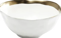 Miska Bell Ø15 cm biało-złota