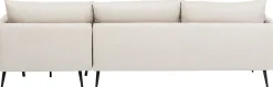 Narożnik Amalfi 275x159 cm kremowy prawy