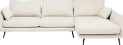 Narożnik Amalfi 275x159 cm kremowy prawy