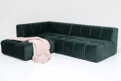 Narożnik Belami 265x210 cm ciemnozielony lewy