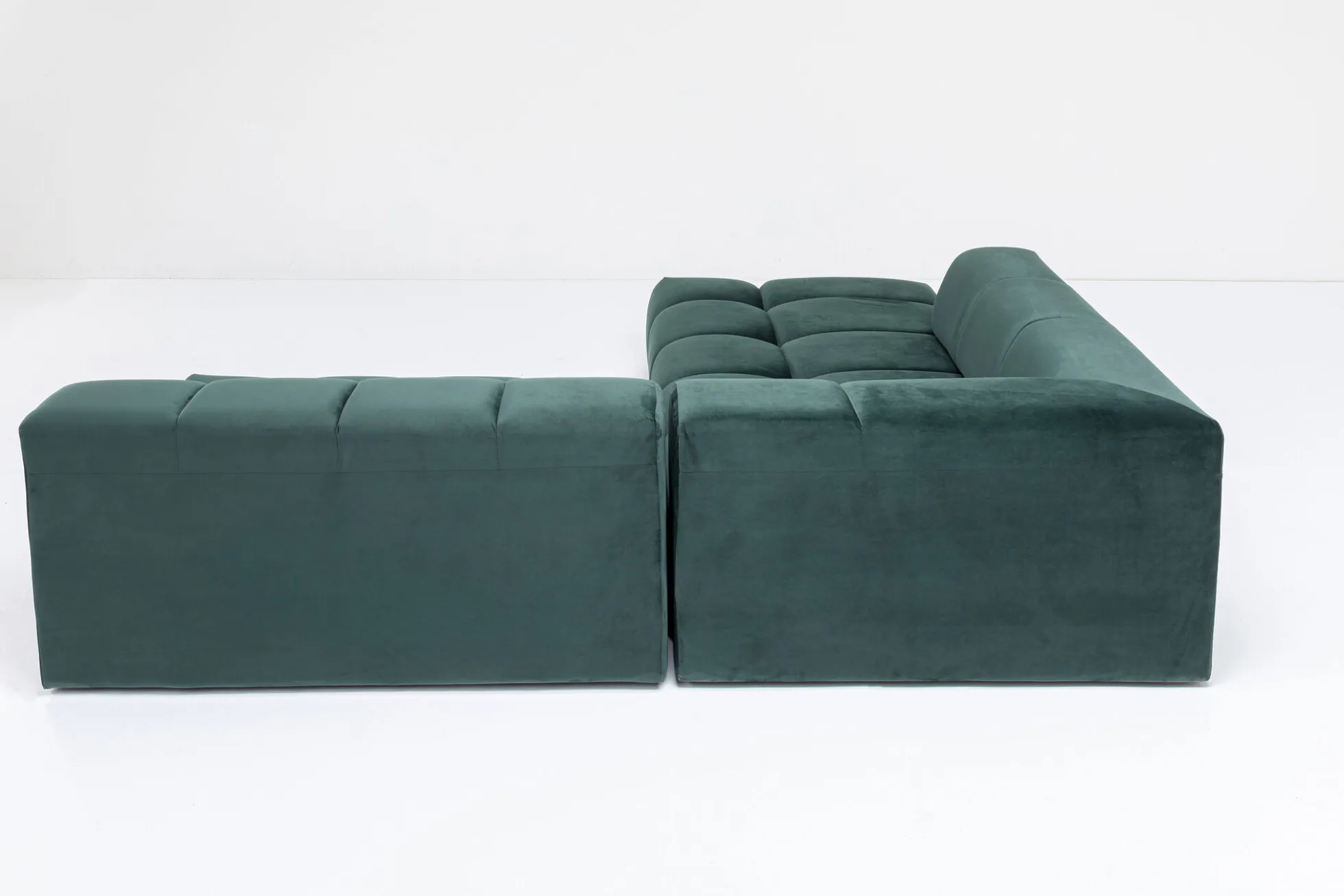 Narożnik Belami 265x210 cm ciemnozielony lewy