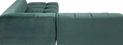 Narożnik Belami 265x210 cm ciemnozielony prawy