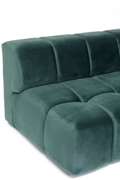 Narożnik Belami 265x210 cm ciemnozielony prawy