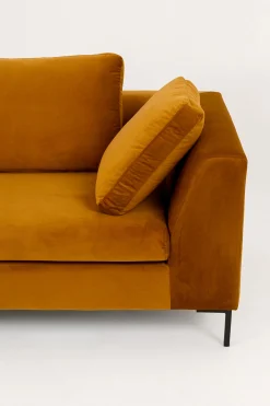 Narożnik Gianni Velvet złoty 290cm lewy