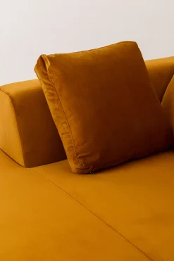 Narożnik Gianni Velvet złoty 290cm lewy
