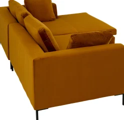 Narożnik Gianni Velvet złoty 290cm prawy