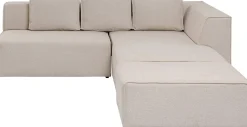 Narożnik Infinity Ottomane 306x182 cm kremowy prawy