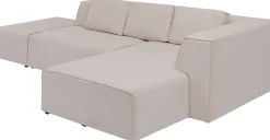 Narożnik Infinity Ottomane 306x182 cm kremowy prawy