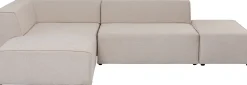 Narożnik Infinity Ottomane 306x182 cm kremowy lewy