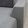 Narożnik Infinity szary 302x182 cm prawostronny