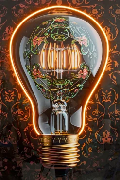 Obraz Art Bulb LED 80x120cm