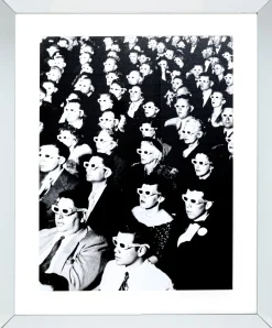 Obraz Audience 86x106 cm - rama lustrzana
