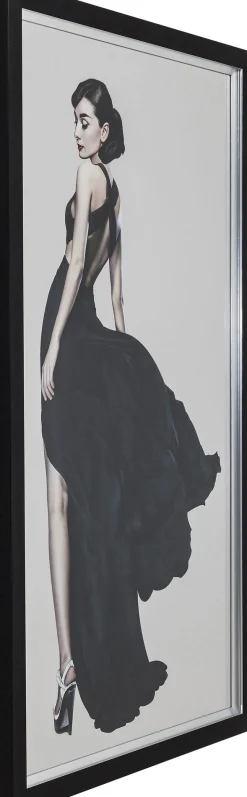 Obraz Audrey 108x172 cm czarno-biały