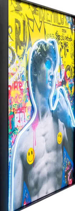 Obraz David Graffiti LED 60x80cm