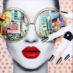 Obraz do salonu nowoczesny Times Square 80x80 cm