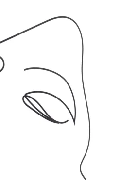 Obraz Drawing Lady 63x93cm