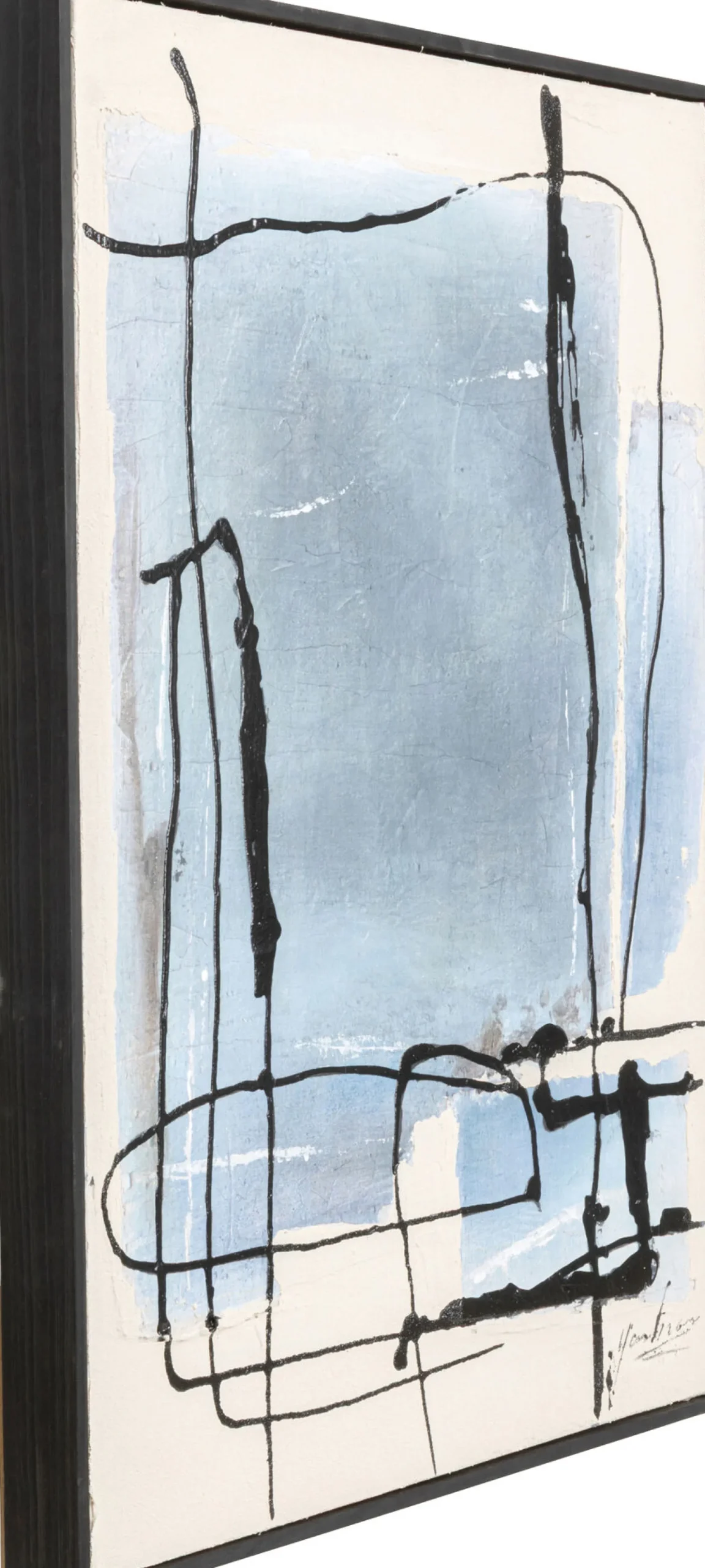 Obraz Dust Niebieski 55x75cm