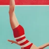 Obraz Jumping Girl Down 103x73cm