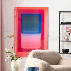 Obraz kolorowy geometryczny płótno bawełniane 100x150 cm
