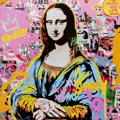 Obraz La Viva Woman 100x100cm
