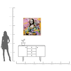 Obraz La Viva Woman 100x100cm