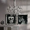 Obraz Mirror Skull 100x100 cm