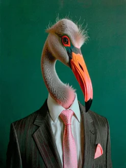 Obraz Mister Flamingo 45x60cm
