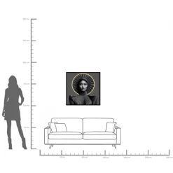 Obraz Muse Geometry LED 80x80cm