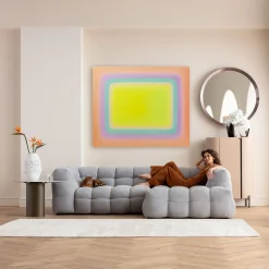 Obraz na płótnie Tendency żółty 120x160cm