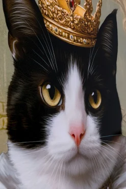 Obraz Prinzess Cat czarny 40x50cm